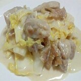 牛乳で！鶏もも肉と白菜のクリーム煮